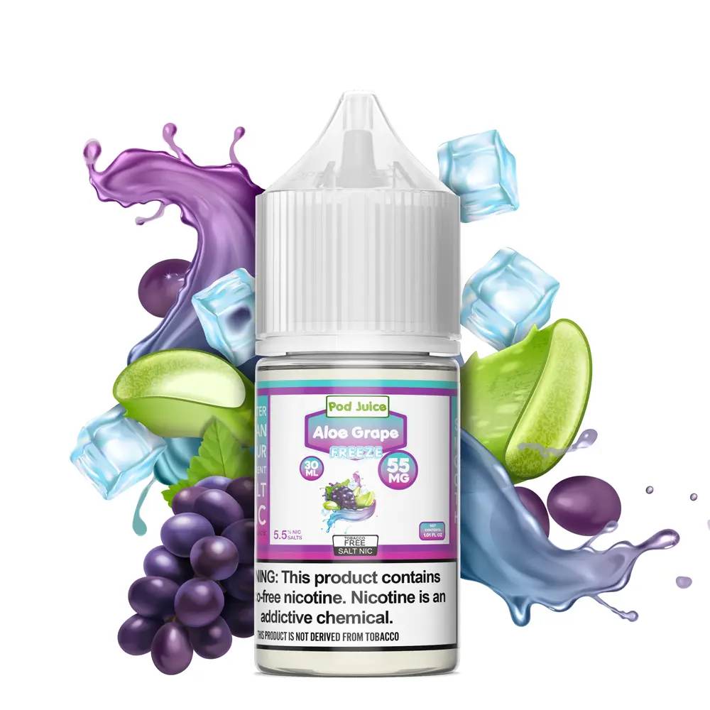 Pod Juice Grape Chew Freeze Salt E-Liquid 55