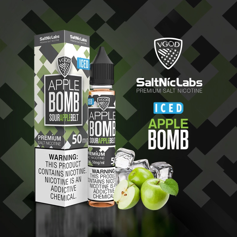 VGOD Iced Apple Bomb SaltNic E-Liquid 50