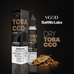 VGOD Dry Tobacco 25mg salt nicotine e-liquid 30ml