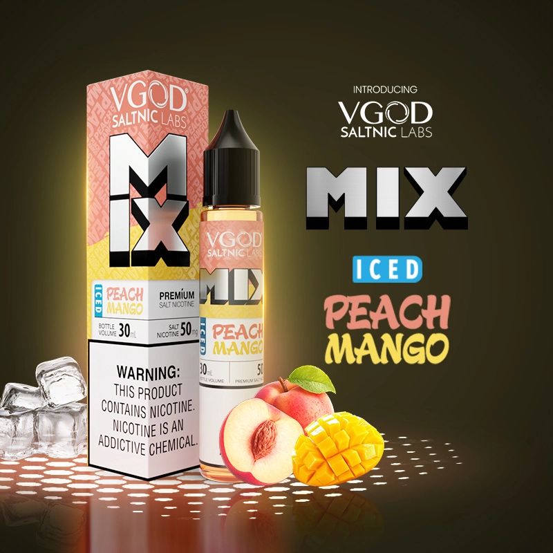 VGOD MIX Iced Peach Mango SaltNic E-Liquid 50