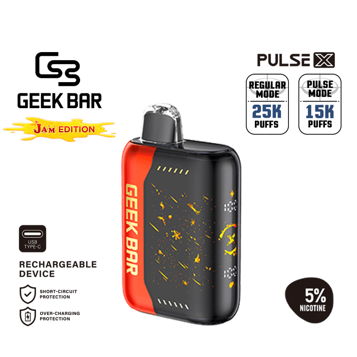 Geek Bar Pulse X Peach Jam – Jam Edition