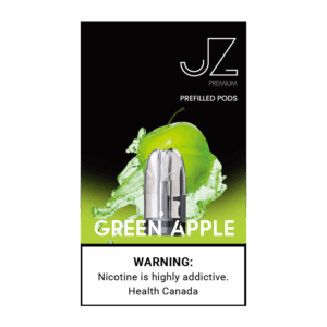 RELX Pods Green Apple 5 percent 1200 puffs Korea salt nicotine RELX pods crisp apple flavor tangy