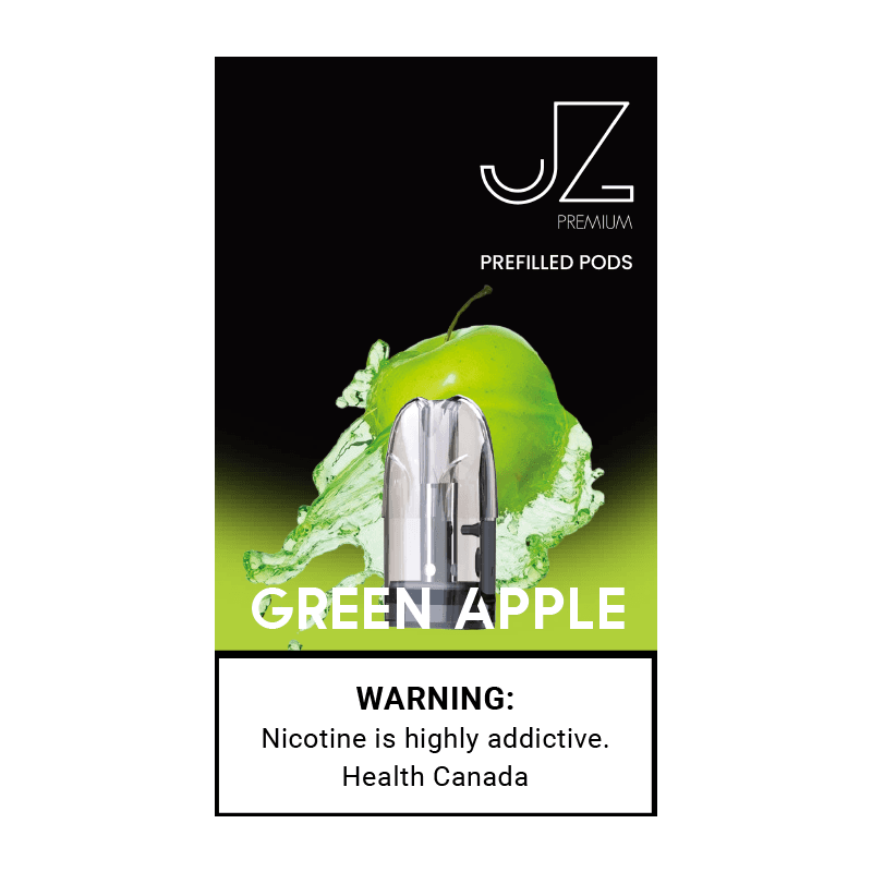 RELX Pods Green Apple 5% 1200 Puffs (2 Pods) | JZ Premium