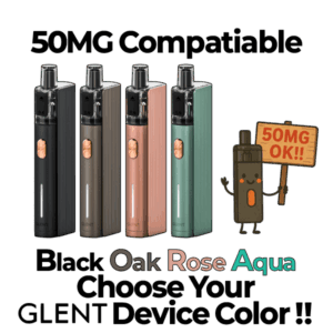 Minimal slim nicotine device with clean daily performance — 심플한 디자인과 안정적인 흡입감을 제공하는 GLENT 니코틴 디바이스.