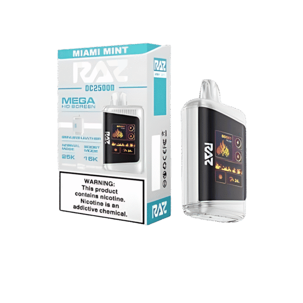 RAZ LTX DC25000 Miami Mint 5% Disposable Vape