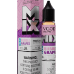 Candy grape ice salt nicotine with clean cooling — 포도 버블껌 감성과 산뜻한 쿨링이 조화를 이루는 VGOD 아이스 버블 그레이프 제품 이미지.