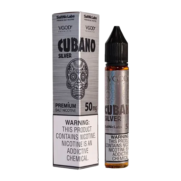 VGOD Silver Cubano SaltNic E-Liquid 50