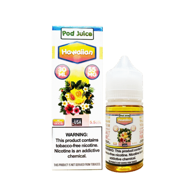 Tropical fruit freeze vibe 파인애플·망고·트로피컬 감성과 시원함이 담긴 Hawaiian Freeze 패키지 이미지.