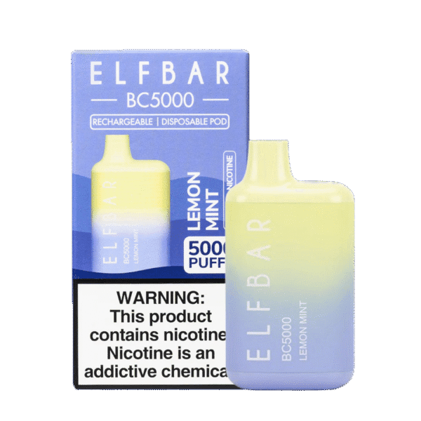 Lemon mint fresh vibe 상큼한 레몬과 부드러운 민트 느낌이 담긴 BC5000 이미지.