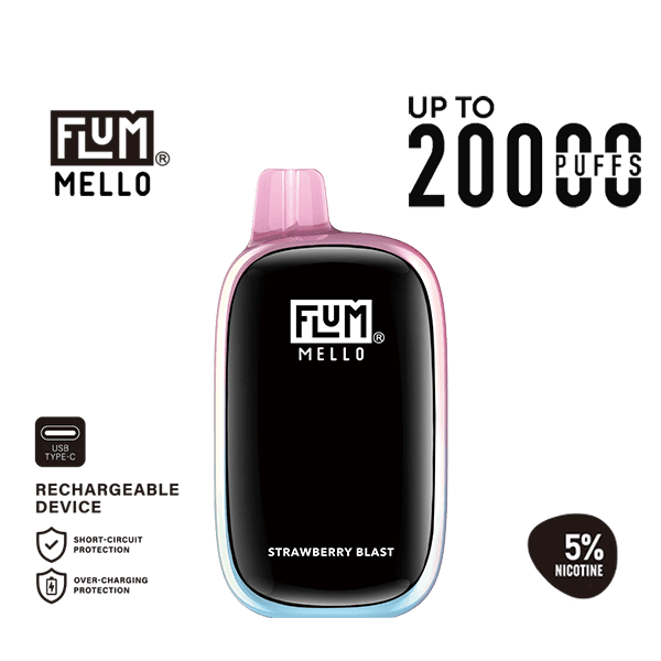 FLUM Mello 20k – Strawberry Blast