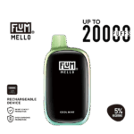 Flum Mello 20K Cool Mint 50mg 5% disposable vape 플럼 멜로 20K 쿨 민트 고농도 일회용 전자담배