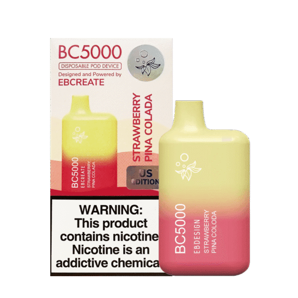 Strawberry pina colada vibe 딸기와 트로피컬 크림 감성을 담은 BC5000 이미지.