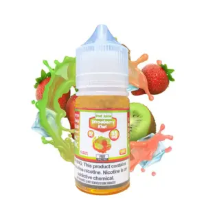 “Bright strawberry kiwi vibe 딸기와 키위 컬러감을 자연스럽게 살린 패키지 이미지.