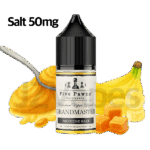 Layered dessert cream profile with smooth finish — 크리미한 디저트 풍미가 겹겹이 이어지고 마무리가 정돈된 Five Pawns Grandmaster 솔트닉 5% 액상.