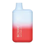 Light sweet watermelon flavor with refreshing ice finish — 수박 과즙감 디자인과 차가운 컬러 포인트가 담긴 BC5000 Watermelon Ice vape.