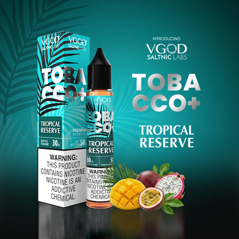 VGOD Tobacco Plus Tropical Reserve SaltNic E-Liquid 50