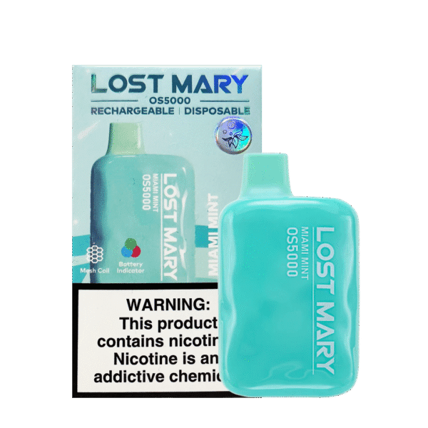 Miami mint fresh vibe 산뜻한 민트와 맑은 쿨링 무드의 OS5000 이미지.