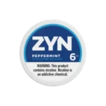 ZYN Peppermint 6mg Nicotine Pouches 15 Pack Korea
