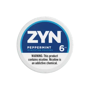 ZYN Peppermint 6mg Nicotine Pouches 15 Pack Korea