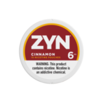 ZYN Cinnamon 6mg Nicotine Pouches 15 Pack warm spice flavor Korea