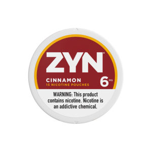 ZYN Cinnamon 6mg Nicotine Pouches 15 Pack warm spice flavor Korea