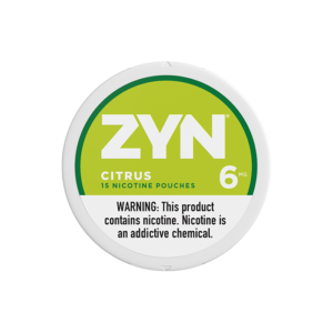 ZYN Citrus 6mg Nicotine Pouches 15 Pack Korea