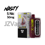 Nasty Bar X 20000 Cola Ice Disposable (5%) — 톡 쏘는 cola soda flavor에 시원한 icy menthol이 더해진 high nicotine vape. 20,000 puff long-lasting device로 sweet fizz와 cool freshness가 조화를 이루며, Korean vapers에게 인기 많은 refreshing cola-style vape.