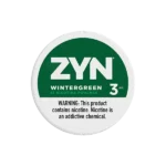 ZYN Wintergreen 3mg Nicotine Pouches 15 Pack Korea