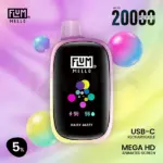 Flum Mello Daisy Jazzy 20K 5% | 20000 puffs disposable vape fruity candy flavor Flum
